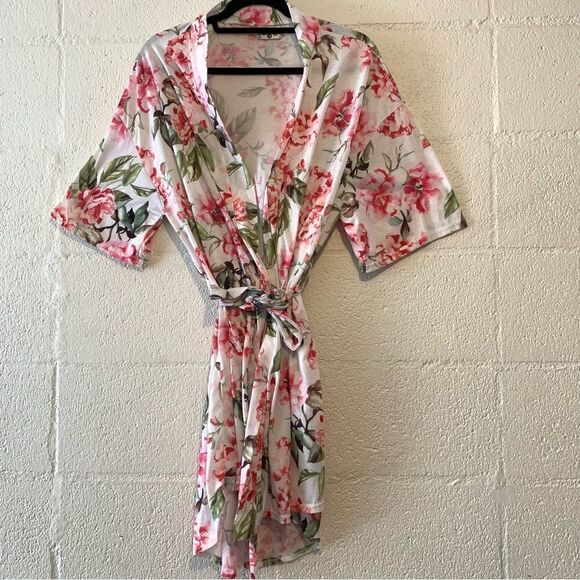 Show Me Your Mumu brie robe floral print One Size - Picture 2 of 5
